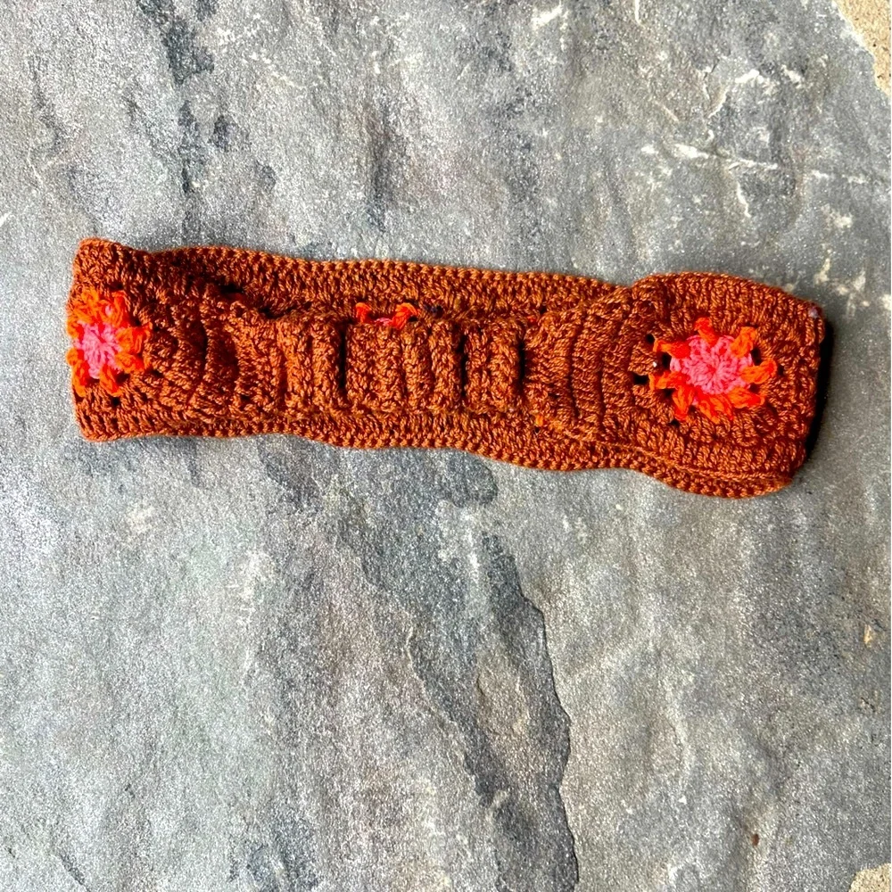 Free People-  Crochet Hair Wrap